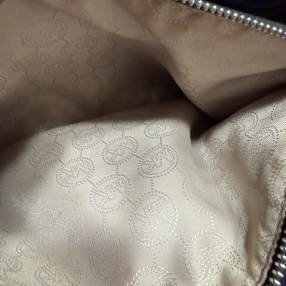 Michael Kors Saffiano Leather Satchel – Deep Purple – Silver Hardware - Picture 6 of 16